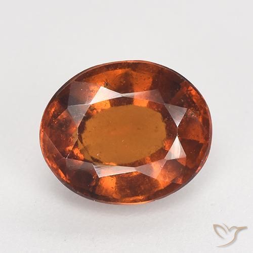 Grenat Hessonite Orange oval facet du Sri Lanka, 9 x 7,5mm, poids de 2,6 ct, pierre gemme naturelle Non traité de pureté vs-si, 1 pièce de grenat hessonite, couleur Ambre orange, dureté Mohs de 6.5 à 7.5 convient aux bijoux de tous les jours, pierre de sagesse, Photo A