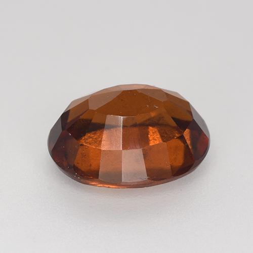 Hessonite Garnet Gemstone in 9.5 x 8 mm Size for Sale, Hessonite Garnet Stone in Amber Orange Color