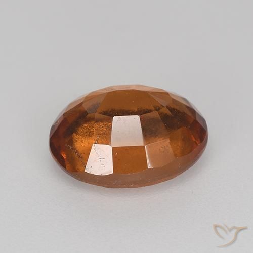 Hessonite Garnet Gemstone in 9 x 7 mm (calibrated) Size for Sale, Hessonite Garnet Stone in Deep Orange Color