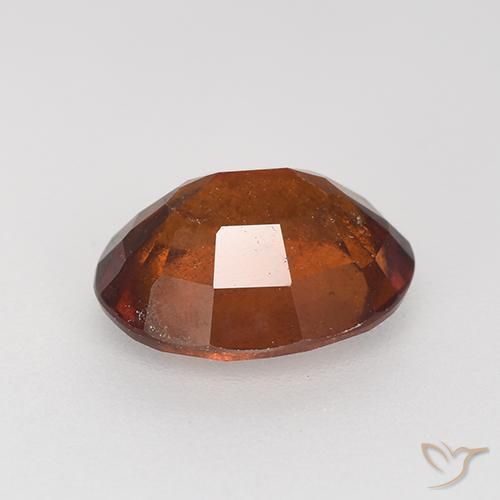 Hessonite Garnet Gemstone in 9 x 7 mm (calibrated) Size for Sale, Hessonite Garnet Stone in Deep Orange Color