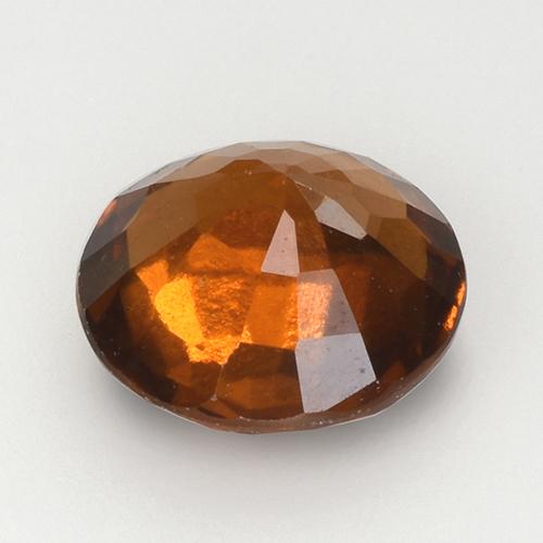 Hessonite Garnet Gemstone in 8 mm (calibrated) Size for Sale, Hessonite Garnet Stone in Deep Orange Color