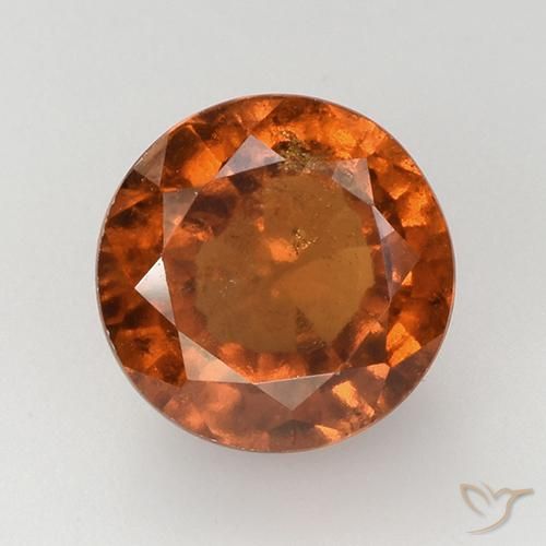 Grenat Hessonite Orange round facet 4,1 ct de Madagascar, dimension 9,2mm, pierre gemme naturelle Non traité, pureté vs-si, 1 pièce Grenat Hessonite de couleur Ambre orange, dureté Mohs de 6.5 à 7.5 convient aux bijoux de tous les jours, pierre de sagesse, Photo A