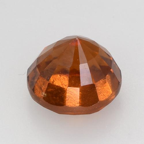 Hessonite Garnet Gemstone in 8 mm (calibrated) Size for Sale, Hessonite Garnet Stone in Deep Orange Color