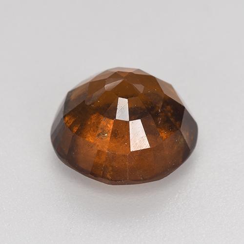 Hessonite Garnet Gemstone in 9 mm (calibrated) Size for Sale, Hessonite Garnet Stone in Reddish Orange Color