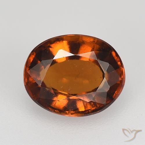 Naranja medio Granate Hesonita Gema - 2.9ct Forma ovalada (ID: 521695)