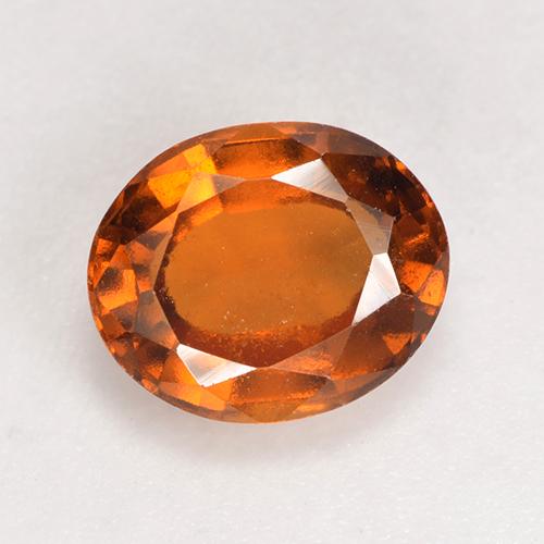 Naranja oscuro Granate Hesonita Gema - 2.2ct Forma ovalada (ID: 532946)