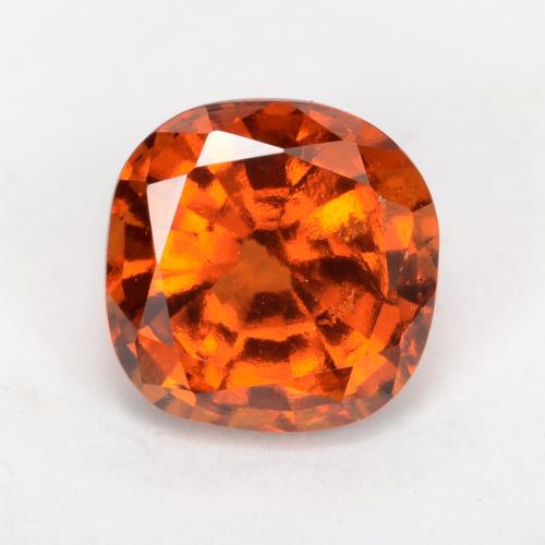 Amber Orange Hessonite Garnet Gem - 1.9ct Cushion-Cut (ID: 539293)