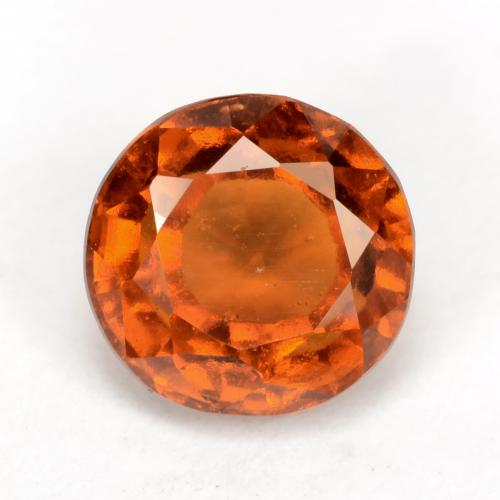 Naranja medio Granate Hesonita Gema - 1.9ct Faceta Redonda (ID: 539322)