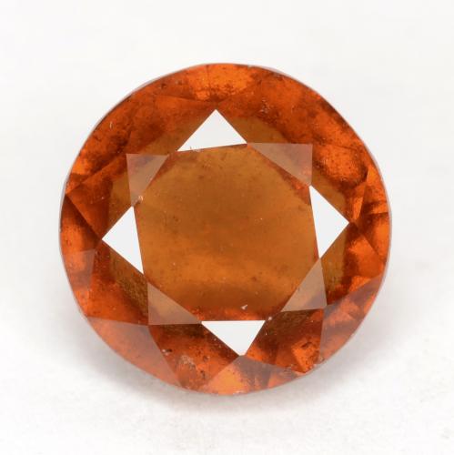 Grenat Hessonite Tour en damier des États-Unis 3,79 ct, dimension 8,9mm, pureté vs-si, pierre gemme naturelle Non traité, 1 pièce de grenat hessonite de couleur Ambre orange, dureté Mohs de 6.5 à 7.5 convient aux bijoux de tous les jours, pierre de sagesse, Photo A
