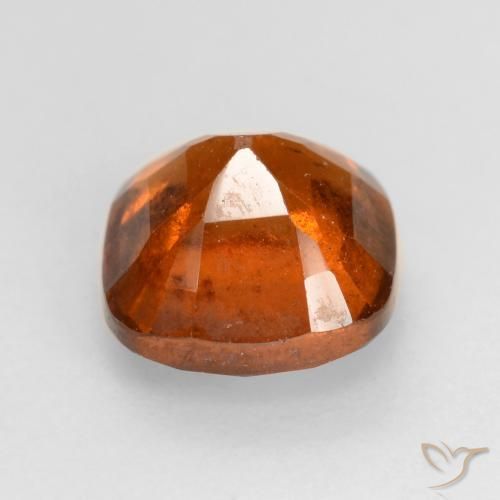 Hessonite Garnet Gemstone in 7 x 7 mm (calibrated) Size for Sale, Hessonite Garnet Stone in Medium Orange Color