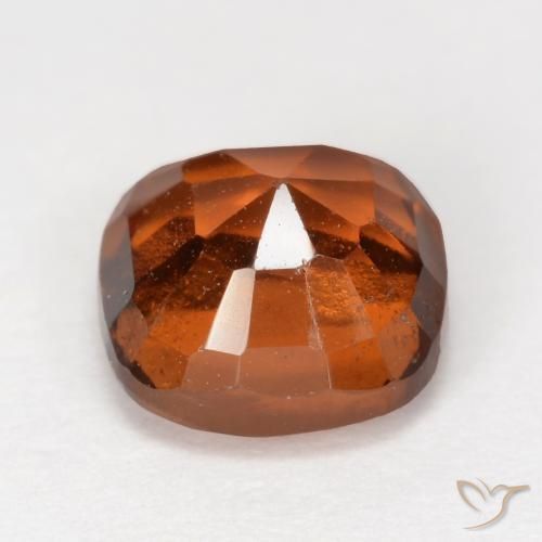 Hessonite Garnet Gemstone in 7 x 7 mm (calibrated) Size for Sale, Hessonite Garnet Stone in Deep Orange Color
