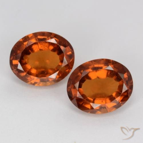 3.82ctw Natural Amber Orange Hessonite Garnet, Oval, VS-SI