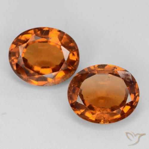 3.76ctw Natural Amber Orange Hessonite Garnet, Oval, VS-SI