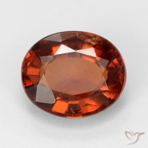 2.68 ct Orange Hessonite Garnet, 9.1 x 7.6 mm Oval Cut From Madagascar, Photo A