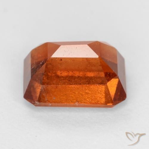 Hessonite Garnet Gemstone in 8 x 6 mm (calibrated) Size for Sale, Hessonite Garnet Stone in Deep Orange Color