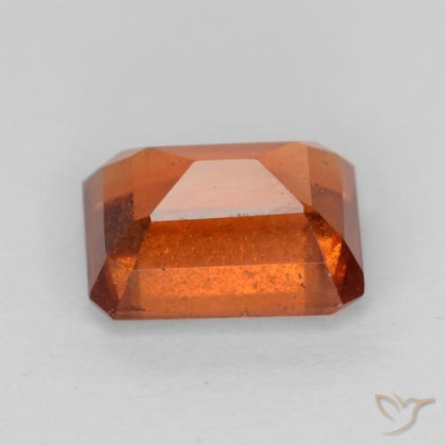 Hessonite Garnet Gemstone in 8 x 6 mm (calibrated) Size for Sale, Hessonite Garnet Stone in Medium Orange Color