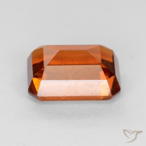 Hessonite Garnet Gemstone in 8 x 6 mm (calibrated) Size for Sale, Hessonite Garnet Stone in Amber Orange Color