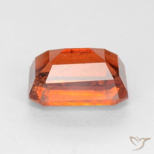 Hessonite Garnet Gemstone in 8 x 6 mm (calibrated) Size for Sale, Hessonite Garnet Stone in Amber Orange Color