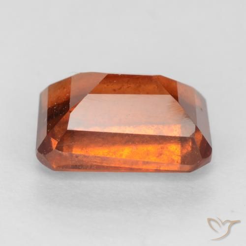 Hessonite Garnet Gemstone in 8 x 6 mm (calibrated) Size for Sale, Hessonite Garnet Stone in Reddish Orange Color