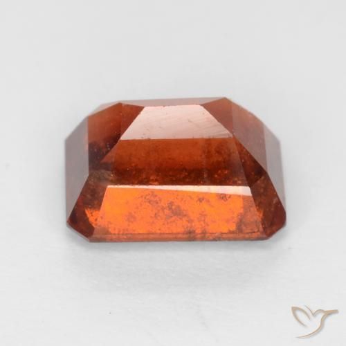 Hessonite Garnet Gemstone in 8 x 6 mm (calibrated) Size for Sale, Hessonite Garnet Stone in Fire Orange Color