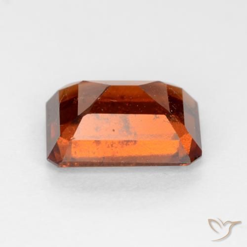 Hessonite Garnet Gemstone in 8 x 6 mm (calibrated) Size for Sale, Hessonite Garnet Stone in Amber Orange Color