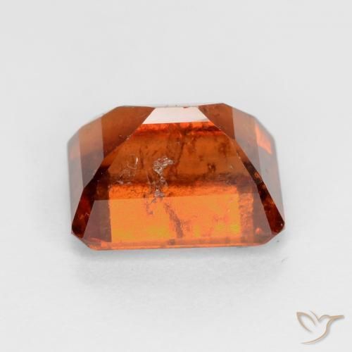 Hessonite Garnet Gemstone in 8 x 6 mm (calibrated) Size for Sale, Hessonite Garnet Stone in Dark Orange Color