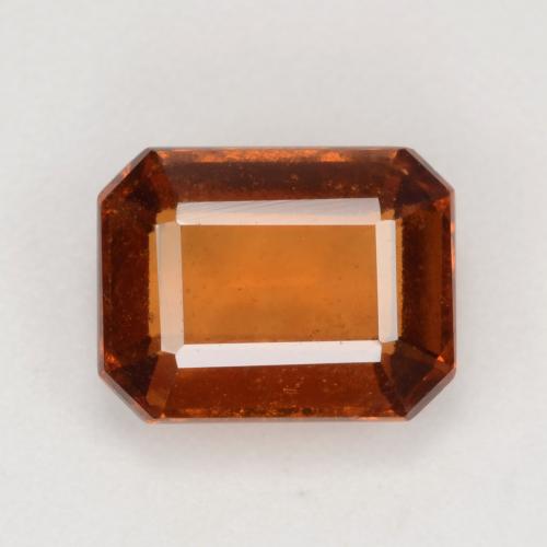 Naranja medio Granate Hesonita Gema - 2ct Forma octagonal (ID: 544024)