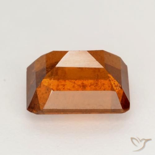 Hessonite Garnet Gemstone in 8 x 8 mm (calibrated) Size for Sale, Hessonite Garnet Stone in Fire Orange Color