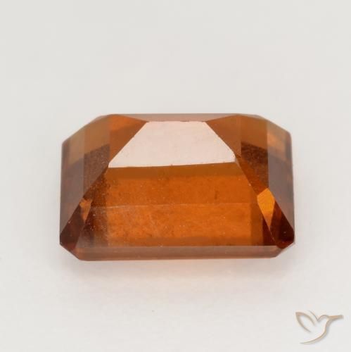 Hessonite Garnet Gemstone in 8 x 6 mm (calibrated) Size for Sale, Hessonite Garnet Stone in Deep Orange Color
