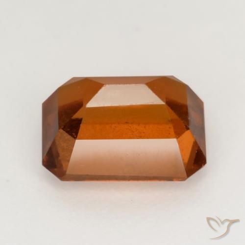 Hessonite Garnet Gemstone in 8 x 6 mm (calibrated) Size for Sale, Hessonite Garnet Stone in Deep Orange Color