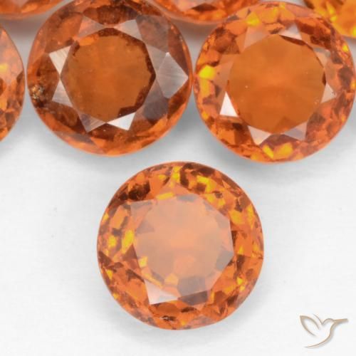 Best Hessonite Garnets for Stud Earrings | Matching Size and Color