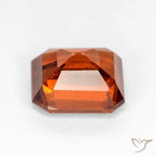 Hessonite Garnet Gemstone in 7 x 7 mm (calibrated) Size for Sale, Hessonite Garnet Stone in Medium Orange Color