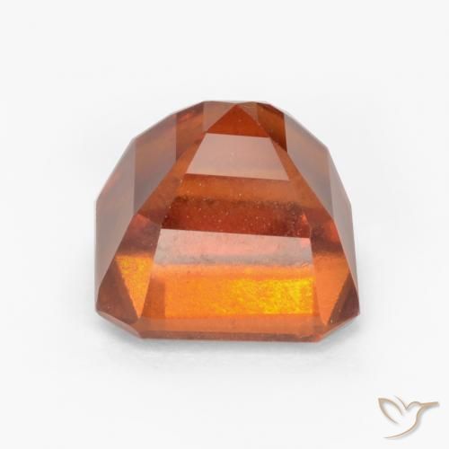 Hessonite Garnet Gemstone in 6.5 x 6.5 mm Size for Sale, Hessonite Garnet Stone in Fire Orange Color