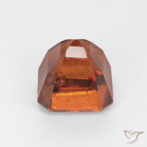 Hessonite Garnet Gemstone in 6 x 6 mm (calibrated) Size for Sale, Hessonite Garnet Stone in Deep Orange Color