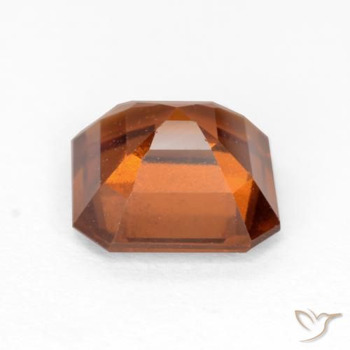 Hessonite Garnet Gemstone in 7 x 7 mm (calibrated) Size for Sale, Hessonite Garnet Stone in Amber Orange Color