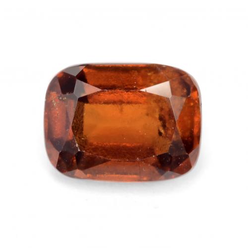 Dark Orange Hessonite Garnet Gem - 2.3ct Cushion-Cut (ID: 547790)