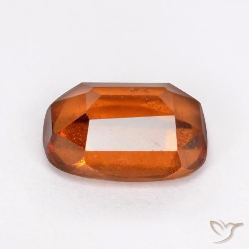 Hessonite Garnet Gemstone in 8 x 6 mm (calibrated) Size for Sale, Hessonite Garnet Stone in Amber Orange Color