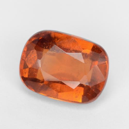 2.14 ct Orange Hessonite Garnet Stone, Natural Hessonite Garnet in Cushion-Cut Shape for Sale