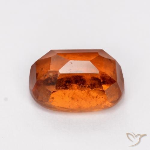 Hessonite Garnet Gemstone in 8 x 6 mm (calibrated) Size for Sale, Hessonite Garnet Stone in Amber Orange Color