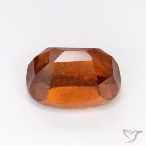 Hessonite Garnet Gemstone in 8 x 6 mm (calibrated) Size for Sale, Hessonite Garnet Stone in Medium Orange Color