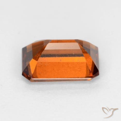 Hessonite Garnet Gemstone in 8 x 6 mm (calibrated) Size for Sale, Hessonite Garnet Stone in Deep Orange Color