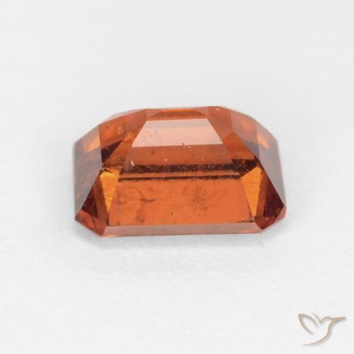 Hessonite Garnet Gemstone in 7.5 x 5.8 mm Size for Sale, Hessonite Garnet Stone in Deep Orange Color