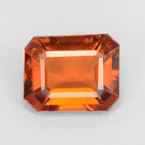 Naranja rojizo Granate Hesonita Gema - 1.6ct Forma octagonal (ID: 548417)