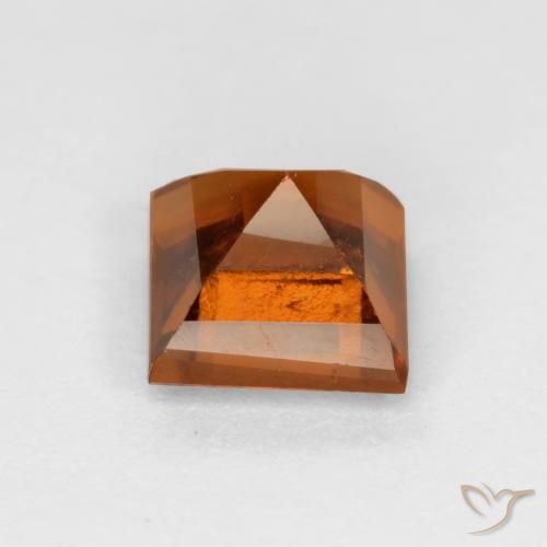 Hessonite Garnet Gemstone in 6 x 6 mm (calibrated) Size for Sale, Hessonite Garnet Stone in Deep Orange Color