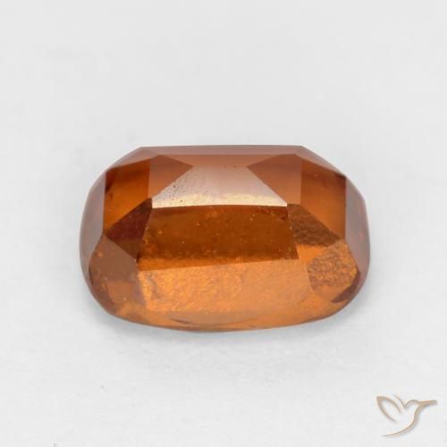 Hessonite Garnet Gemstone in 8 x 6 mm (calibrated) Size for Sale, Hessonite Garnet Stone in Medium-Dark Orange Color