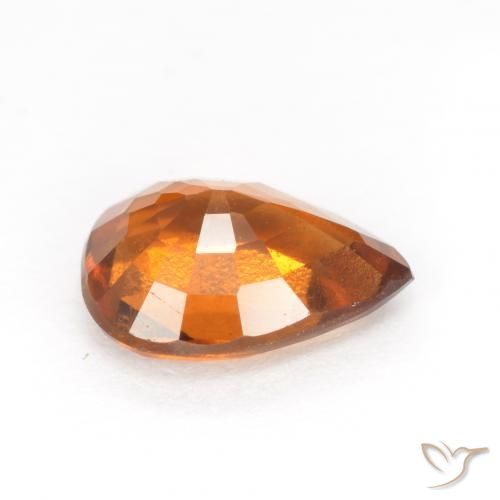 Hessonite Garnet Gemstone in 8 x 6 mm (calibrated) Size for Sale, Hessonite Garnet Stone in Earthy Orange Color