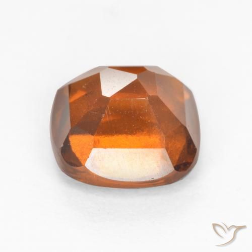 Hessonite Garnet Gemstone in 7 x 7 mm (calibrated) Size for Sale, Hessonite Garnet Stone in Reddish Orange Color