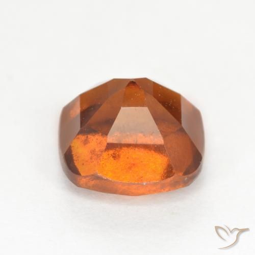 Hessonite Garnet Gemstone in 7 x 7 mm (calibrated) Size for Sale, Hessonite Garnet Stone in Deep Orange Color