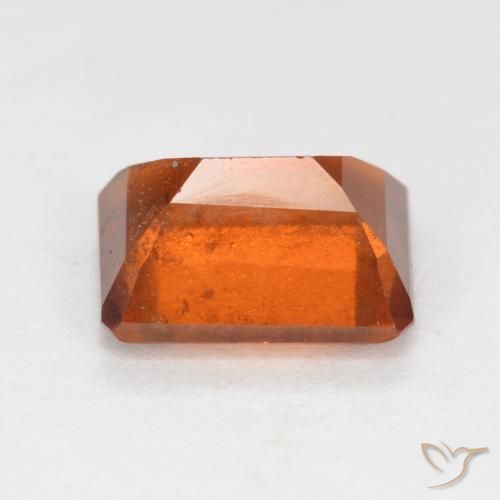 Hessonite Garnet Gemstone in 8 x 6 mm (calibrated) Size for Sale, Hessonite Garnet Stone in Deep Orange Color