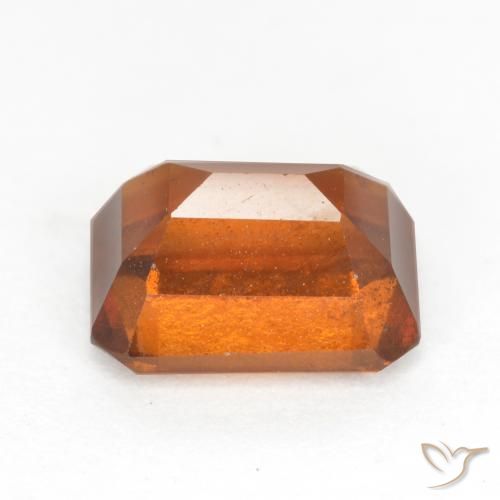 Hessonite Garnet Gemstone in 8 x 6 mm (calibrated) Size for Sale, Hessonite Garnet Stone in Deep Orange Color